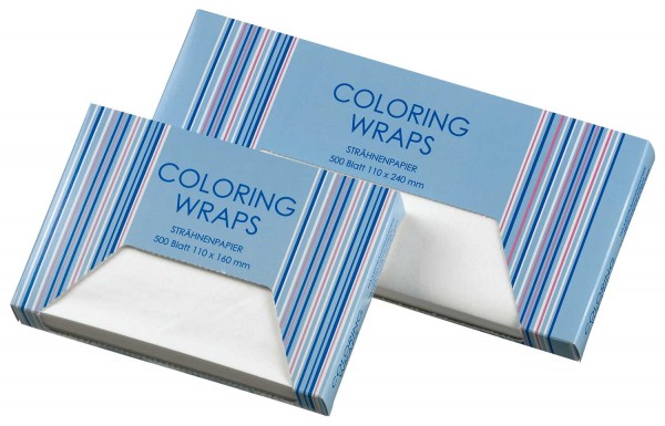 Waldschmidt Coloring Wraps Strähnenpapier lang 110x240 500 Stück