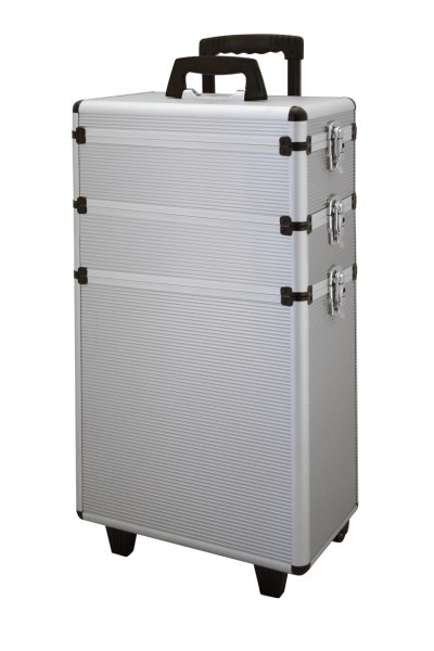 Comair Werkzeugkoffer Aluminium dreiteilig silber 70x36x22 cm