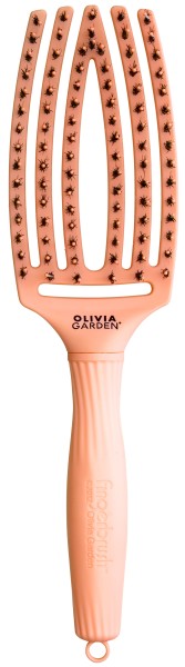 Olivia Garden Fingerbrush Combo Peach Medium, 6-reihig