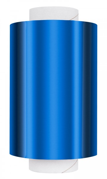 Alu Haarfolie Blau 16 My Dispenser Rolle 12 cm x 150 m