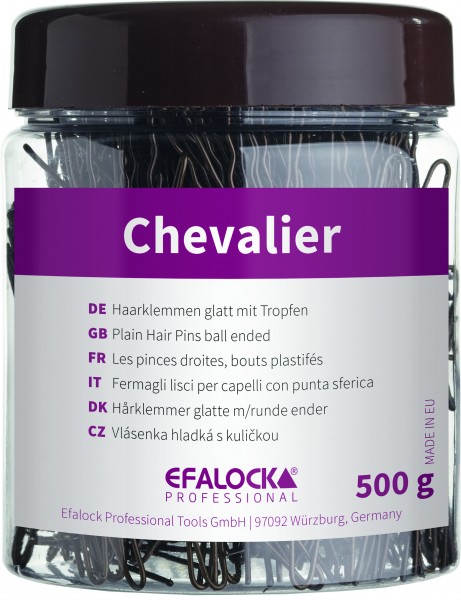 Chevalier Haarklemmen 7cm braun500g