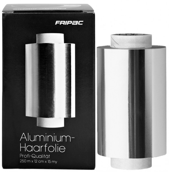 Fripac Aluminium Haarfolie 250 m x 12 cm, 15 my