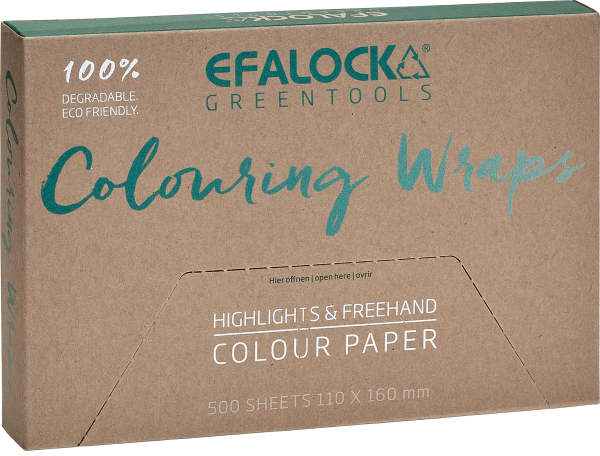 Efalock Greentools Coloring Wraps 110x160mm Inhalt 500 Stück