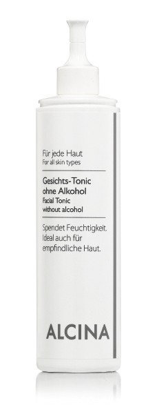 ALCINA GESICHTS-TONIC OHNE ALKOHOL -I deale Nachreinigung - auch bei empfindlicher Haut 500 ml
