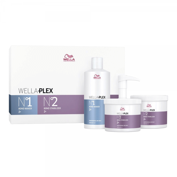 Wella Plex Salonkit 1x No 1 500ml, 2x No 2 500ml