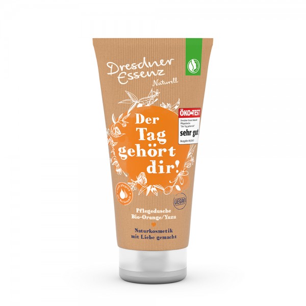 Dresdner Essenz Pflegedusche Bio-Orange/Yuzu (Der Tag gehört dir!) Öko Test sehr gut 200 ml