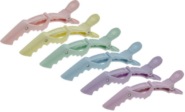 Efalock Sharkclips Pastell sortiert 1 je Farbe