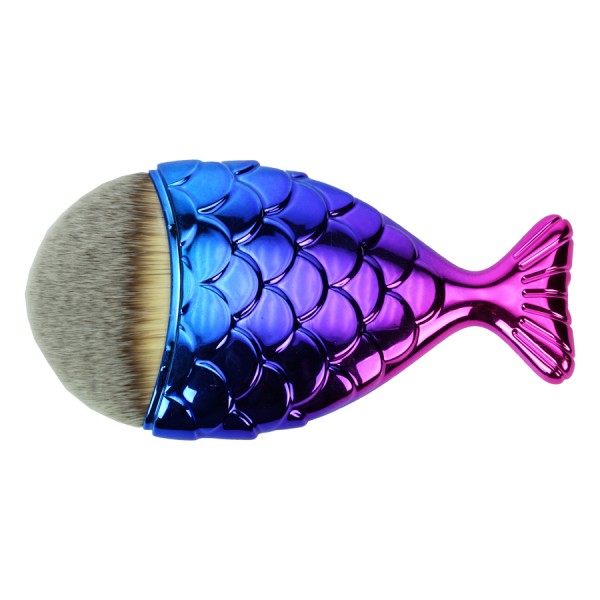 Fisch-Form Make-up Pinsel blau/pink