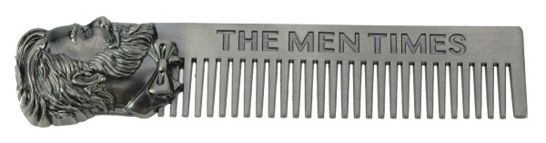Bartkamm Metall L: 15 cm