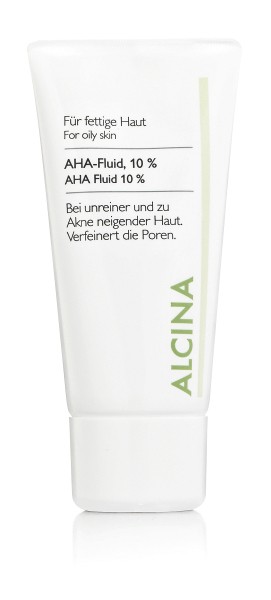 Alcina AHA-Fluid für fettige bis Mischhaut