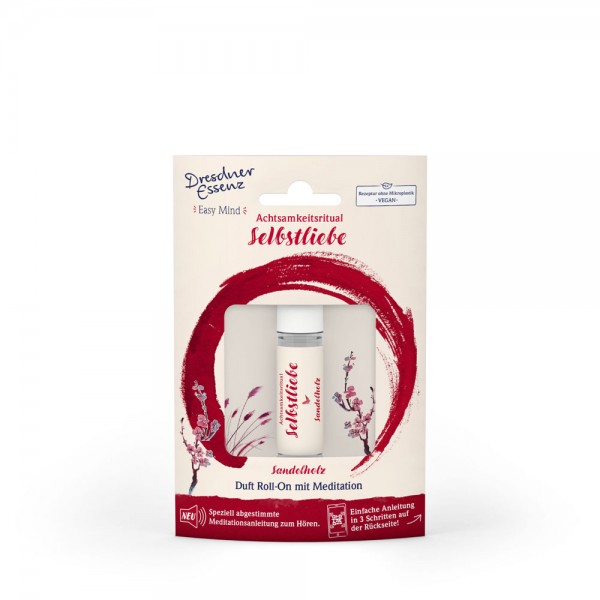 Dresdner Essenz Duft Roll-on mit Meditation "Selbstliebe" Sandelholz