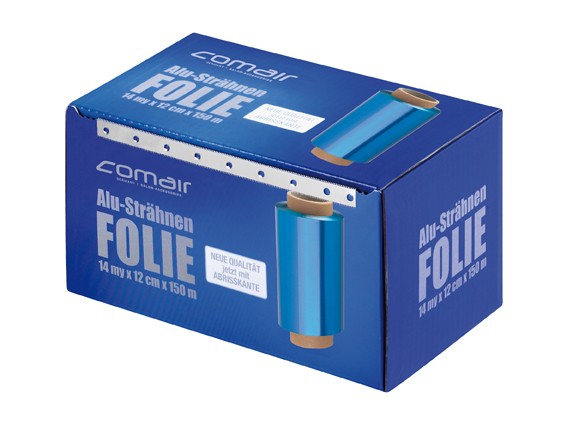 Comair Alu-Folie 14µ blau 12cmx150m Rolle