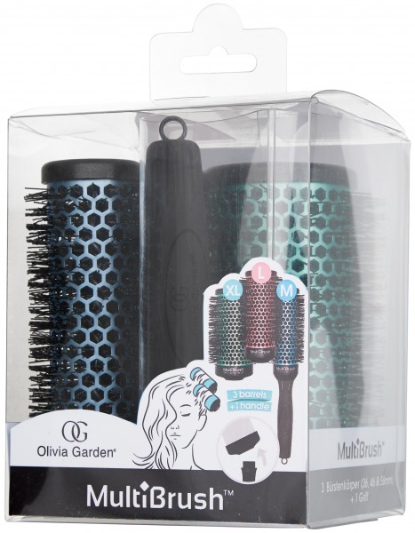 Olivia Garden MultiBrush 4er Set 36/46/56 mm + Griff