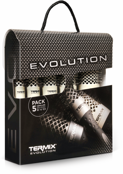 Termix Evolution Soft Large 5er-Pack Rundbürste