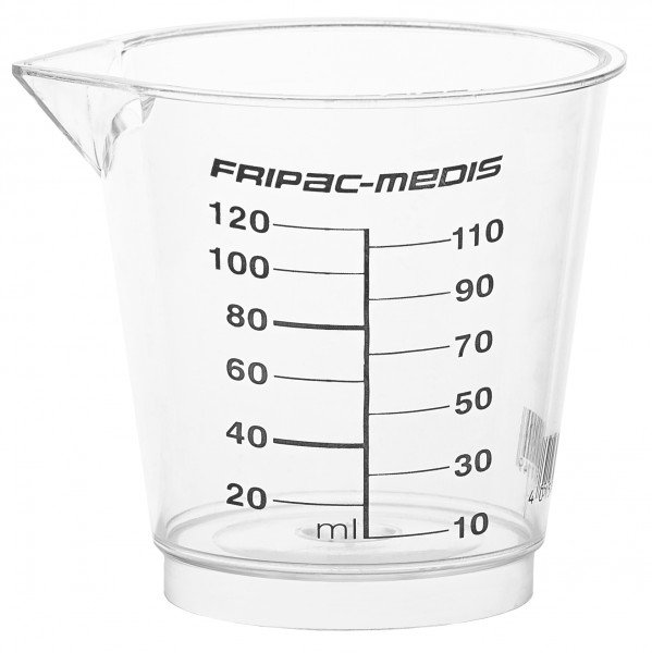 Fripac-Medis Messbecher 10 ml - 120 ml Skala