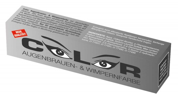 Comair Color Augenbrauen- &amp; Wimpernfarbe tiefschwarz 15 ml