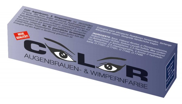 Comair Color Augenbrauen- &amp; Wimpernfarbe blauschwarz 15 ml