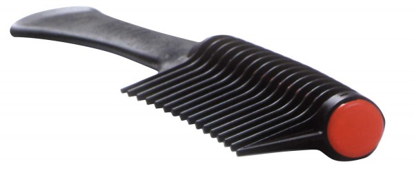 HERCULES "Roll-Ka" schwarz Anti-Spliss Griffkamm Triumph 9"