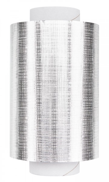 Alu-Haarfolie Super-Plus 15 my Geprägt, 100 m x 12 cm Silber