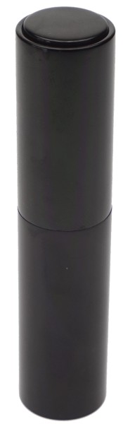 Taschenzerstäuber, Schwarz, eindrehbarer Zerstäuberkopf, für 10 ml, Höhe: 10,5 cm