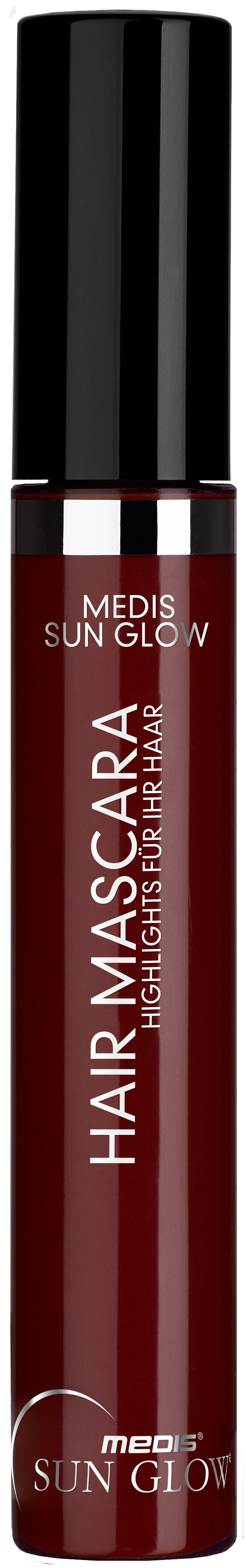 Medis Sun Glow Hair Mascara Kupfer HaarMascara MakeUp Puder Farbenwelt Haarfritzen