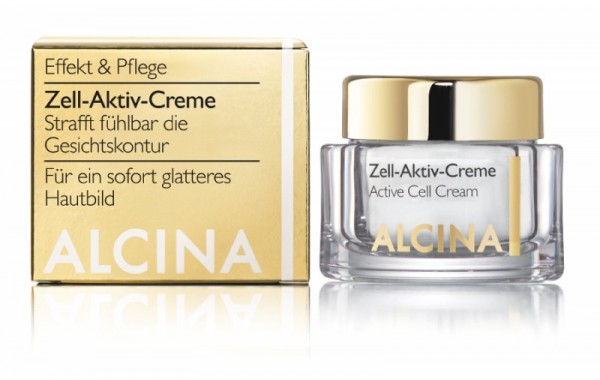 ALCINA E ZELL-AKTIV-CREME - Strafft fühlbar die Gesichtskontur 250 ml