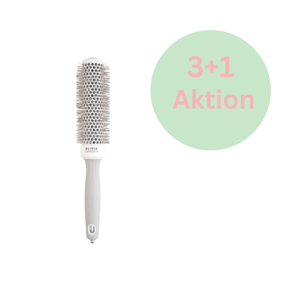 Olivia Garden EXPERT BLOWOUT SPEED gewellte Borsten weiß&amp;grau 35-4er