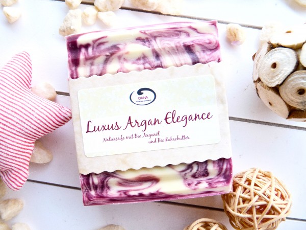 OANA Handmade Naturseifen luxus Argan Elegance, 100 g, vegan