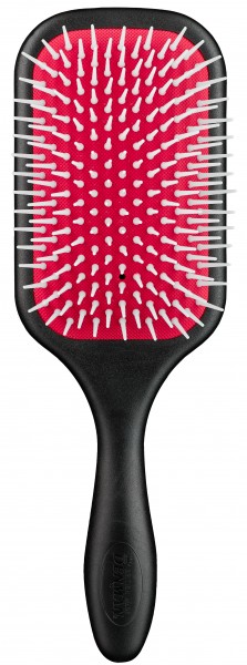 Denman D38 Power Paddle Brush, 13-reihig schwarz/rot