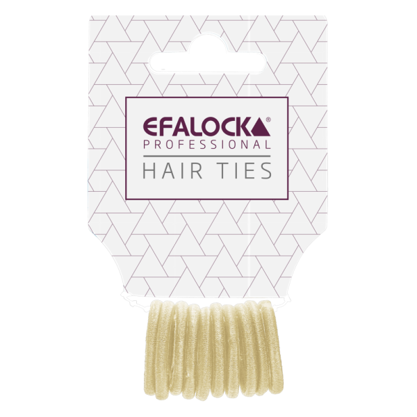 Efalock Haargummi mini blond 10 Stck.