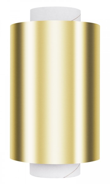 Alu Haarfolie Gold 16 My Dispenser Rolle 12 cm x 150 m