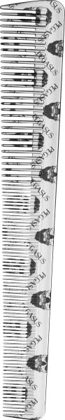 Pegasus Skulleto 303 silber Haarschneidekamm 13,0 cm