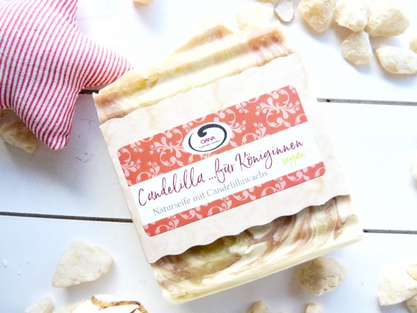 OANA Handmade Naturseife Candelilla ...für Königinnen, vegan, 100 g