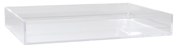 Acryl-Tablett, leer 240 x 163 x 33 mm