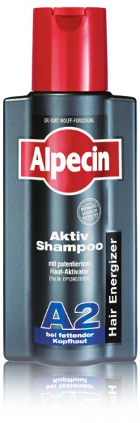 Alpecin Aktiv Shampoo A2 - Bei fettender Kopfhaut 250 ml