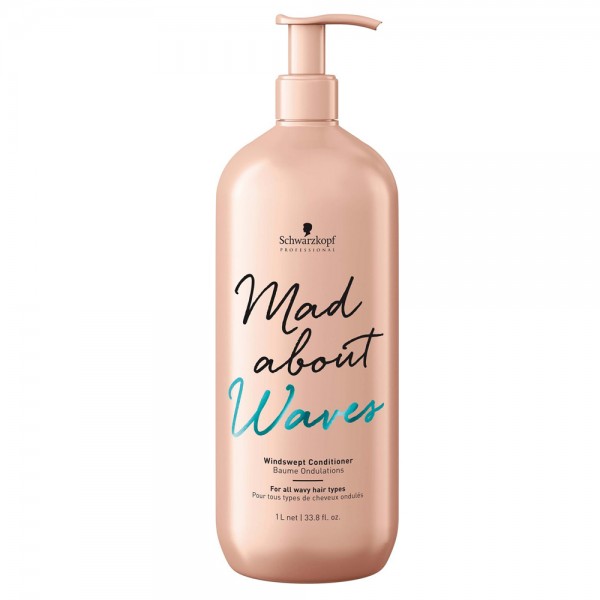 Schwarzkopf Mad About Waves Conditioner 1000ml Windswept