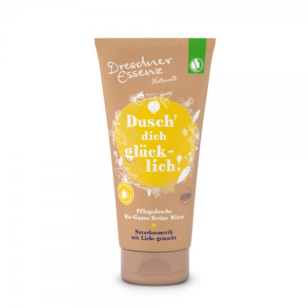 Dresdner Essenz Pflegedusche Bio-Guave/Grüne Minze (Dusch dich glücklich!) 200 ml