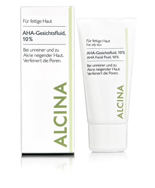 Alcina F/M Aha-Gesichtsfluid 10% - Bei Pickeln und großen Poren 50 ml