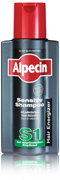 Alpecin S1 Sensitiv Shampoo - besonders mild zu Kopfhaut und Haar 250 ml