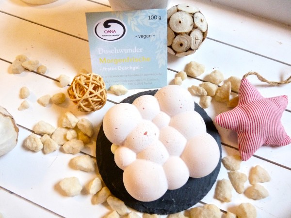 OANA Handmade Duschwunder für Morgenfrische 100g, verpackt in Zellglastüte