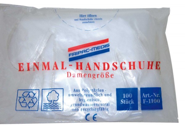 Fripac Einmal Handschuhe Damen 100 St.