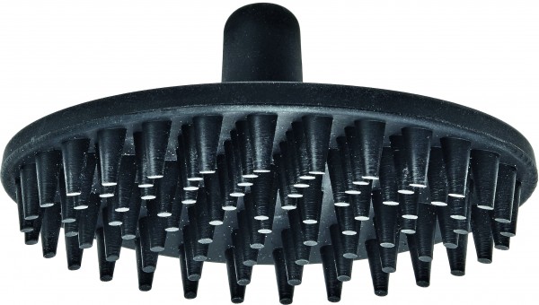 Efalock Silikon Kopfmassagebürste schwarz