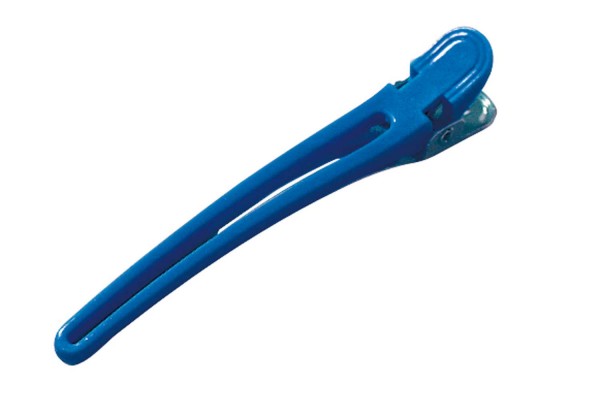 Comair Haarclips Plastik/Aluminium 10St blau 95mm