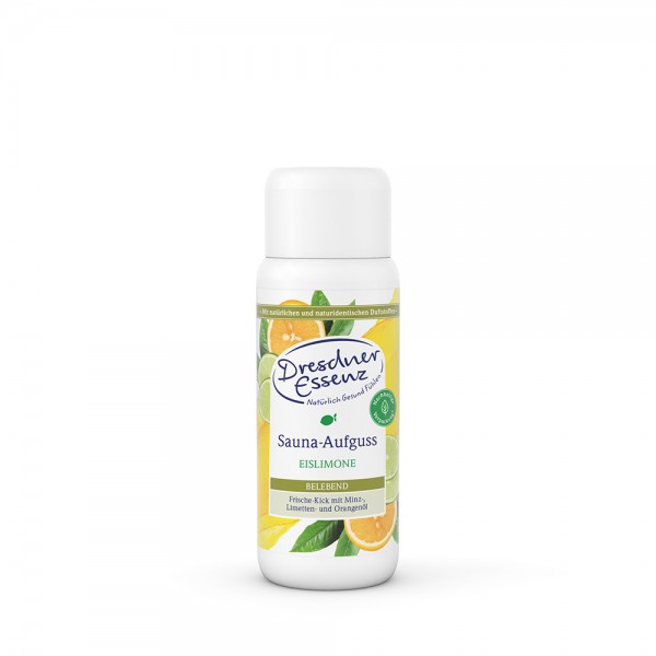 Dresdner Essenz Saunaaufguss Eislimone mit Minze, Limette und Orange 250 ml