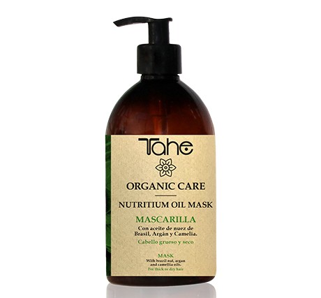 Tahe Nutritium Oil Mask 500ml Organic Care für dickes/trockenes Haar