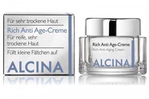 ALCINA T RICH ANTI AGE CREAM - pflegt die Haut intensiv und nachhaltig 250 ml
