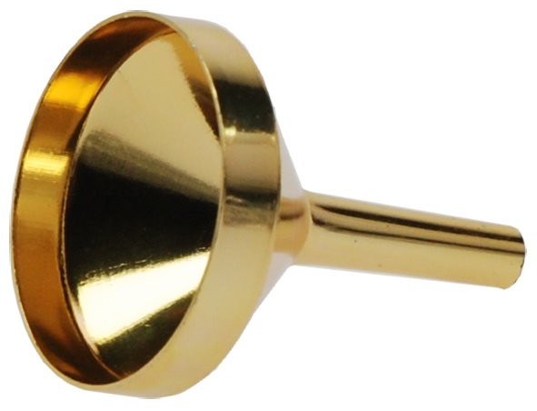 Parfümtrichter - Metall, Gold, Ø 2,5 cm, Höhe: 3,5 cm