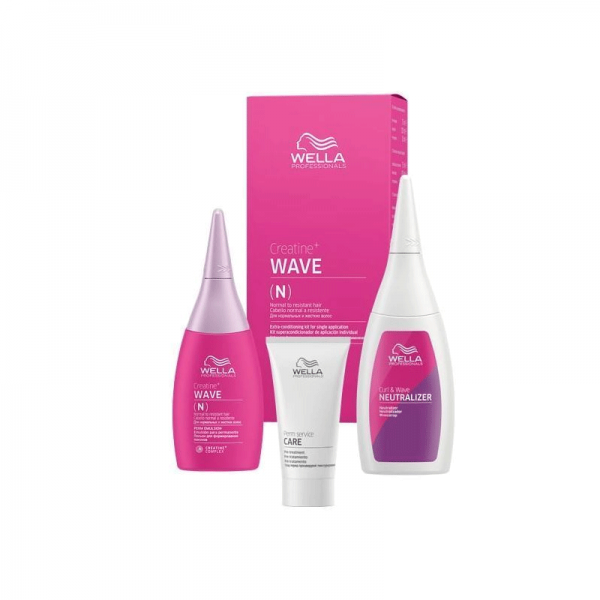 Wella Professional Texture Plex Crea+ Wave N/R Hair Kit 75ml+30ml+100ml