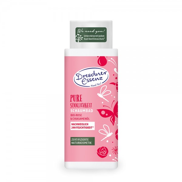 Dresdner Essenz Schaumbad"Bio-Rose/Chiasamenöl (Pure Sinnlichkeit)