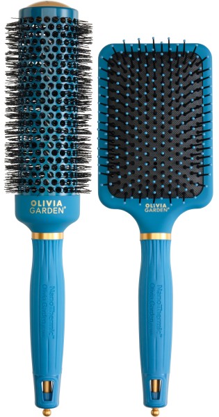 Olivia Garden NanoThermic Peacock 2er Set 44 mm/Paddle